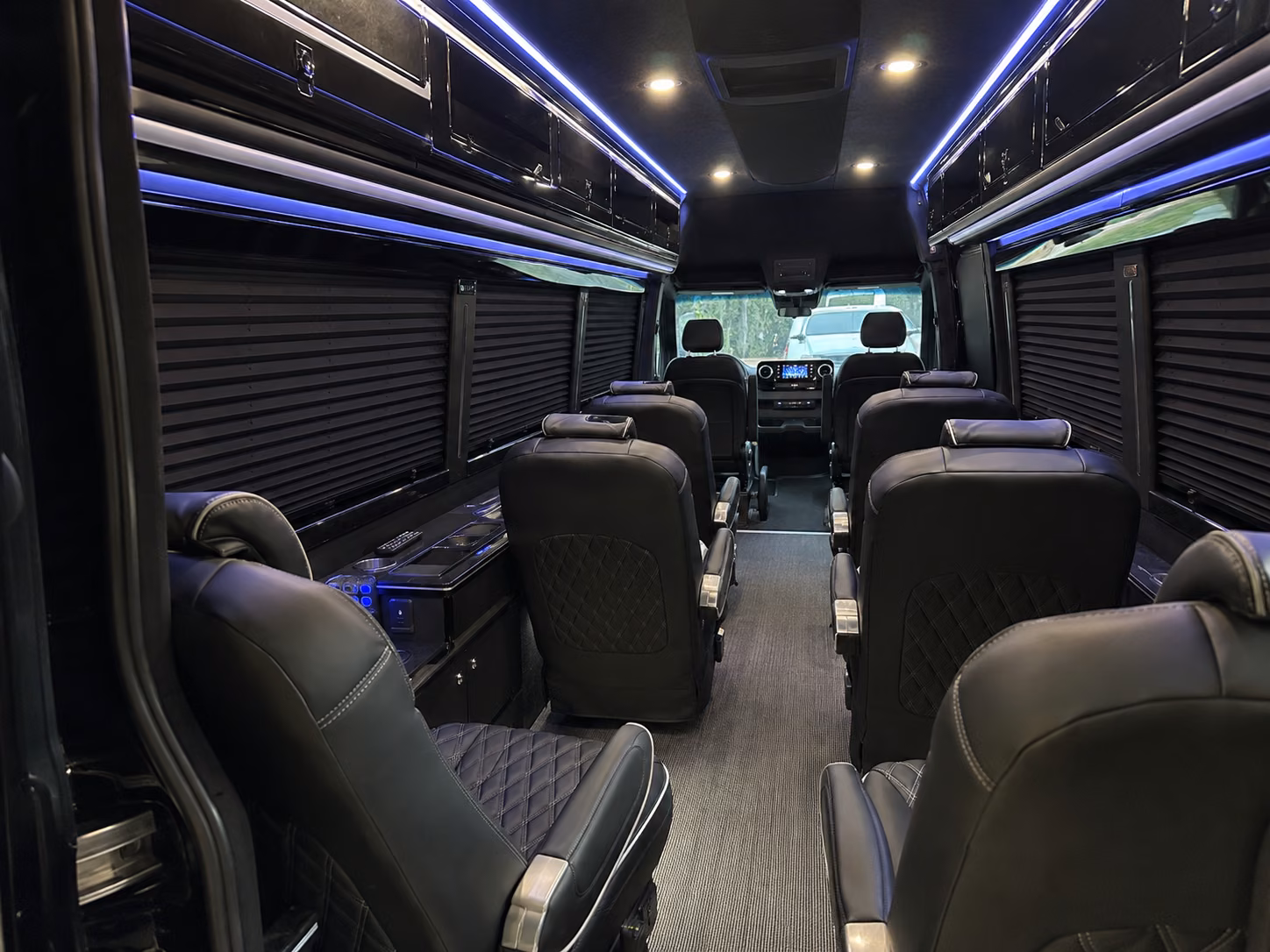 12 passenger sprinter van inside