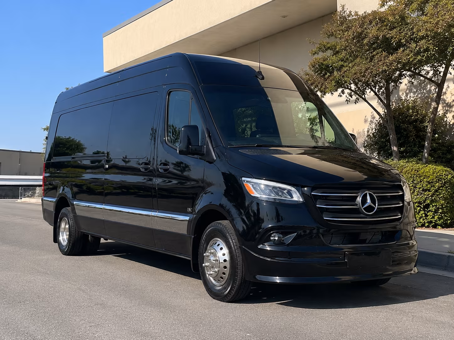 conference and convention attendee sprinter van transportation in sandy springs