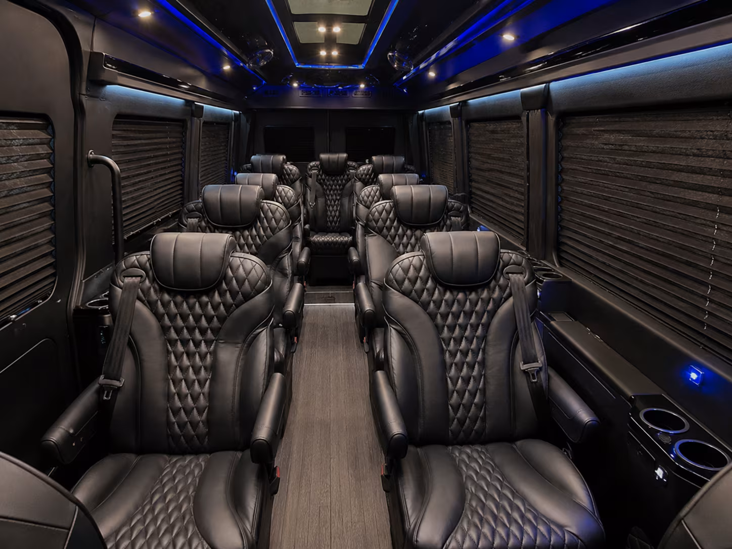 sandy springs 10 passenger sprinter van interior