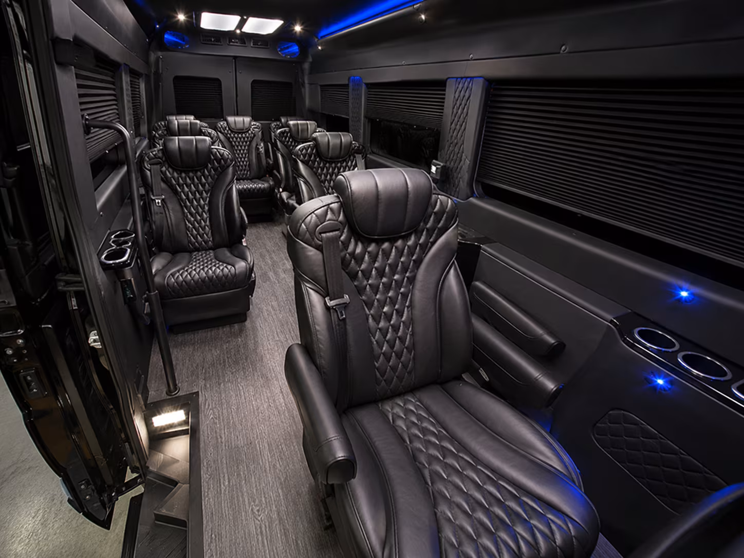 sandy springs 15 passenger sprinter van inside