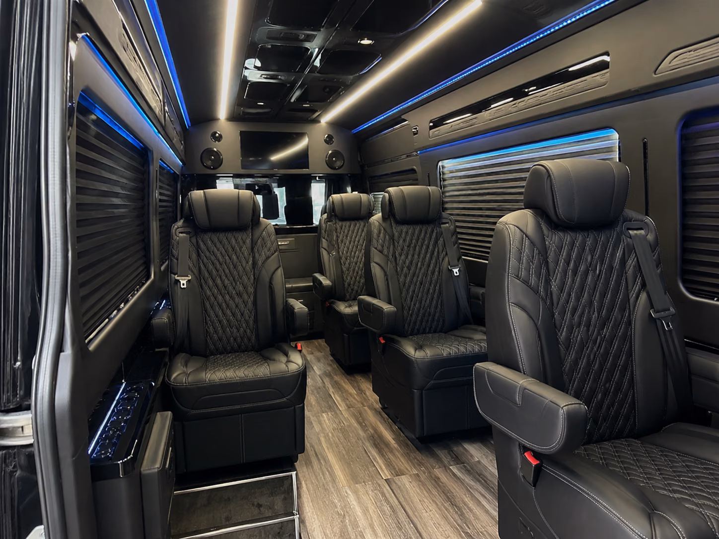 sandy springs 8 passenger sprinter van inside