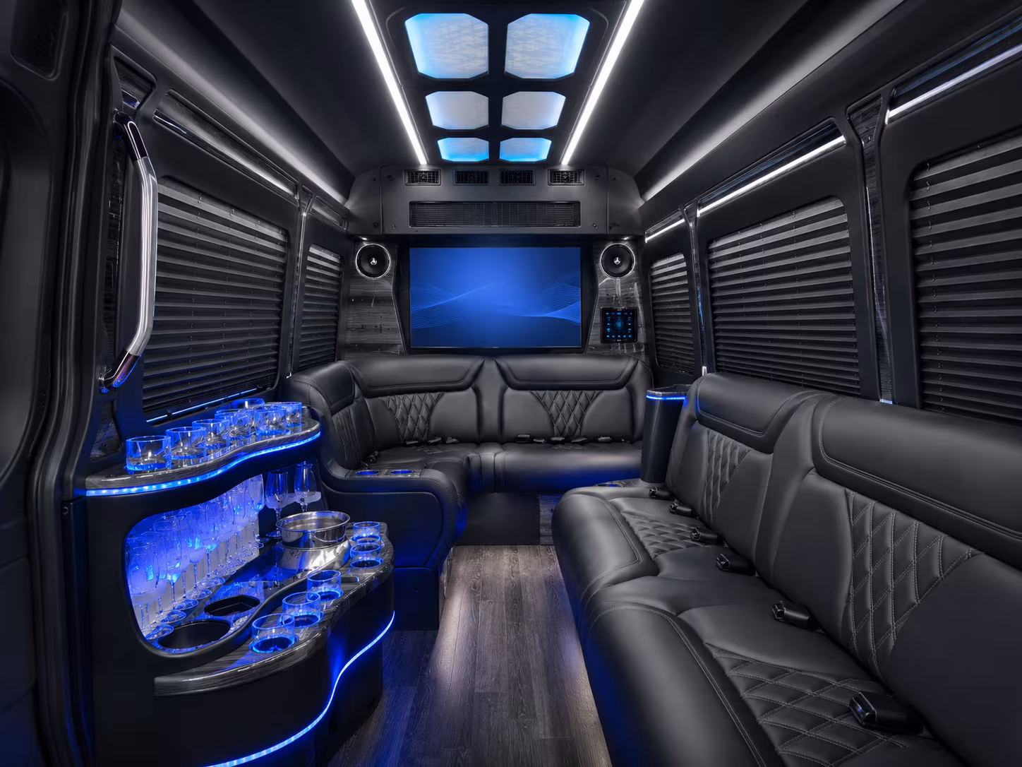 sandy springs sprinter limousine inside
