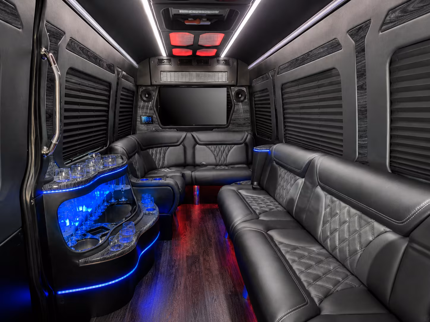sandy springs sprinter limousine interior